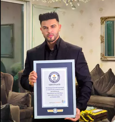 Sahil Khan Guinness World Record